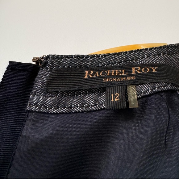 Rachel Roy high neck halter dress with box pleats and pockets - Picture 8 of 12